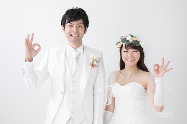 結婚式の新郎新婦